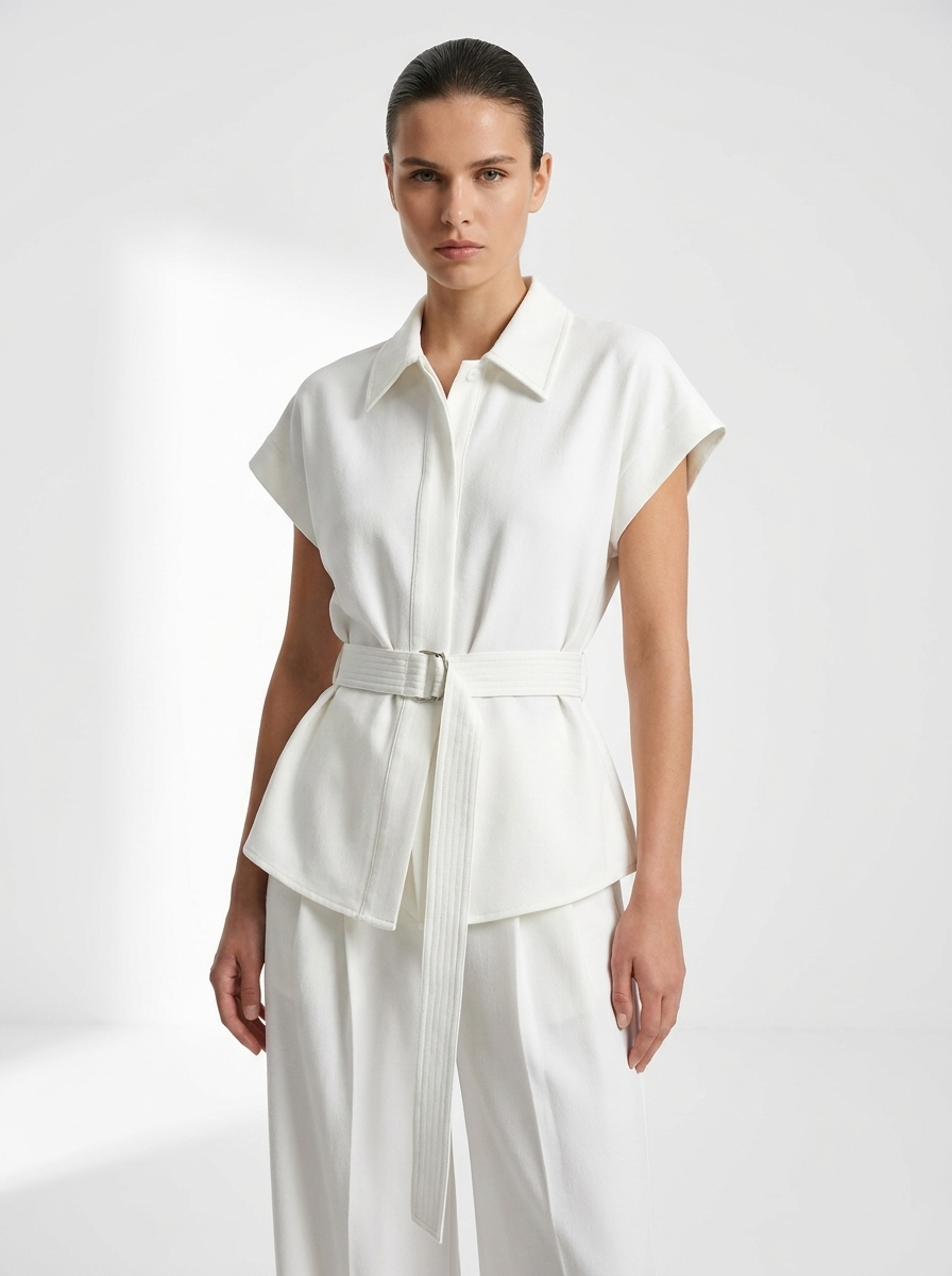 Ensemble femme chic – tenue élégante pantalon large minimaliste Ma boutique