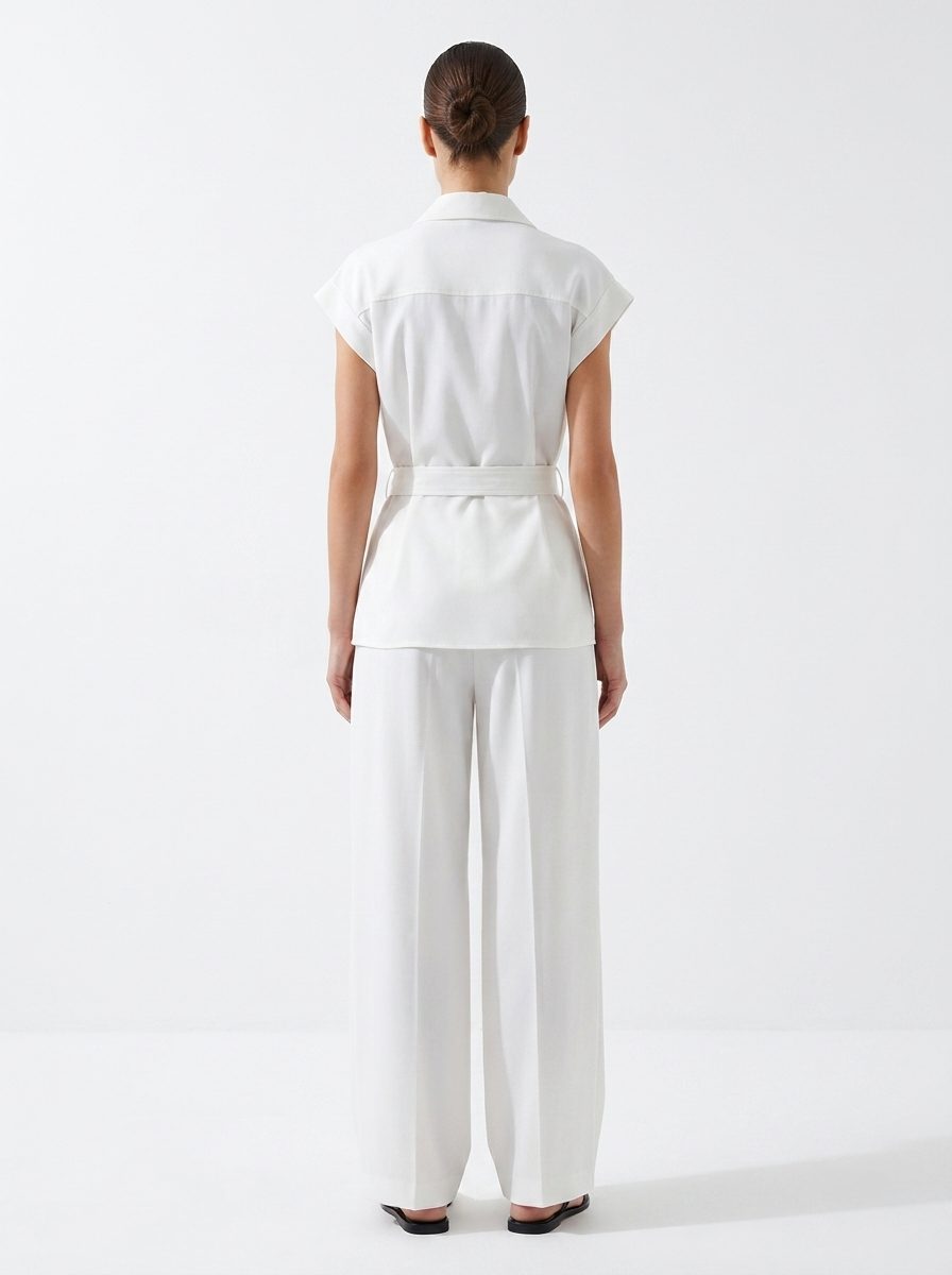 Ensemble femme chic – tenue élégante pantalon large minimaliste Ma boutique